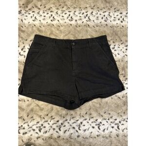 AMERICAN EAGLE Women's Black Super Stretch Short Size 12